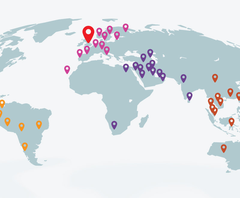 Global distribution for the Pulsar II™ wound care solution